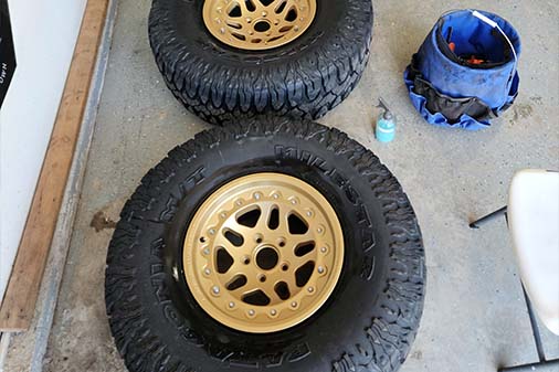 Wheel Powder Coating